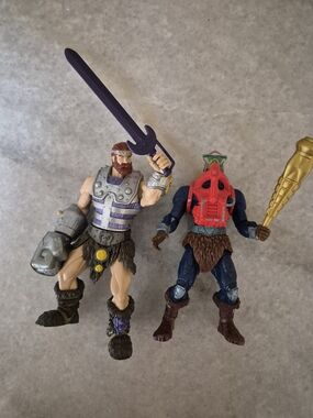 Lot Of MOTU 200X Fisto and Mekanek 6" Action Figures Pre-owned